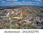 Aerial View of Franklin, Tennessee during Spring