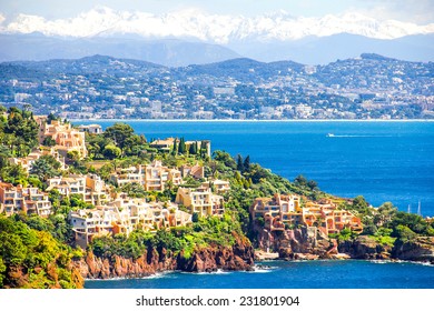 Aerial View Of The French Riviera