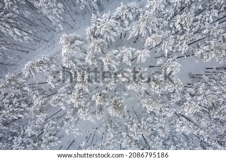 Similar – Winter in the Giant Mountains near Pec pod Snezkou, Czech Republic