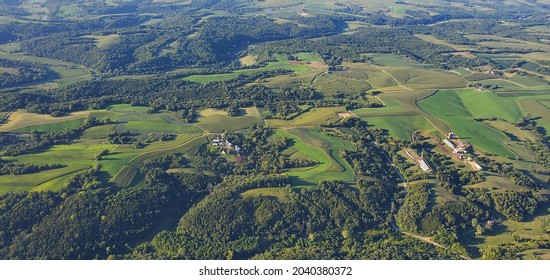 Aerial View Of Galena, Il