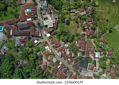 Aerial View Of Garut Regency, West Java, Indonesia