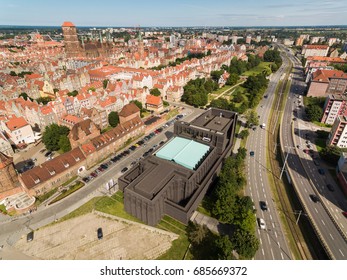 Aerial View Of The Gdansk Shakespeare Theatre