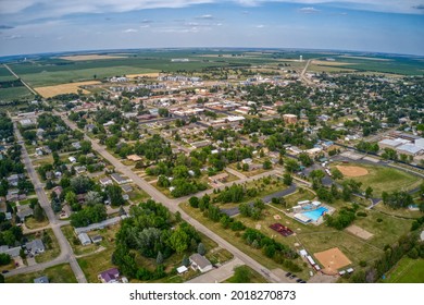 Aerial View Gettysburg South Dakota During Stock Photo 2018270873 ...