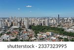 Aerial view of Goiania on a beautiful sunny day. Goiania, Goias, Brazil 