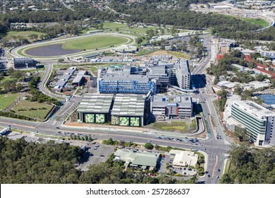 Aerial View Of Gold Coast University Hospital On June 16, 2013 In Gold Coast, Australia.