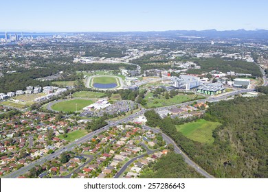 Aerial View Of Gold Coast University Hospital On June 16, 2013 In Gold Coast, Australia.