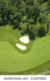 Aerial View Of Golf Course