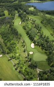 Aerial View Of Golf Course