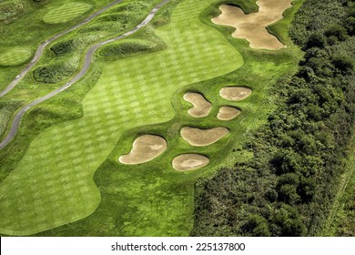 Aerial View Of Golf Course