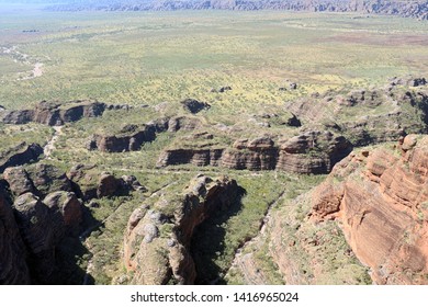 Aerial View Of A Gorge In The Bungle Bungles Western Australia