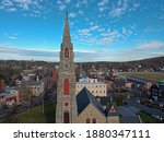 Aerial view of Goshen, New York