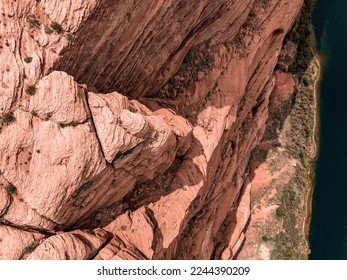 Aerial view of the Grand Canyon Upriver Colorado River near Glen Canyon Dam in Arizona USA. - Powered by Shutterstock