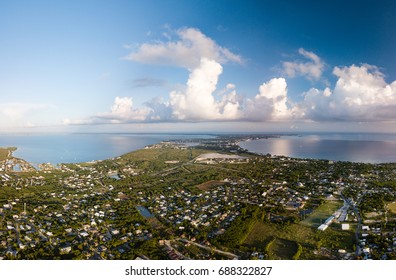 Aerial View Of Grand Cayman Island In The Caribbean