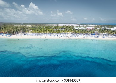 Aerial View Of Grand Turk Island