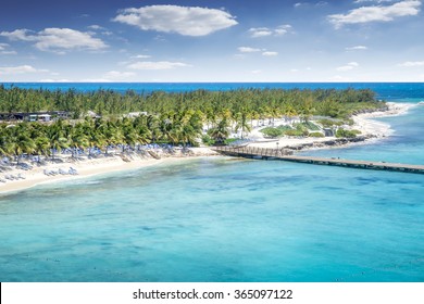 Aerial View Of Grand Turk Island