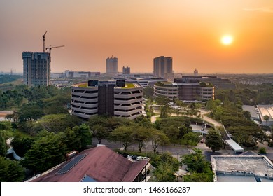 Aerial View Of Green Office Park Bumi Serpong Damai, Indonesia