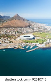 Aerial View Of Green Point Stadium Cape Town, South Africa