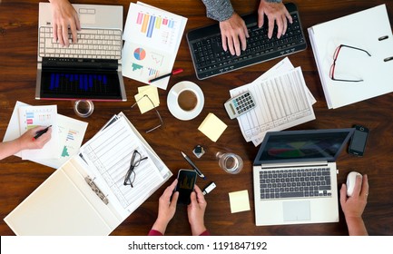 Person Working Desk Papers Images Stock Photos Vectors