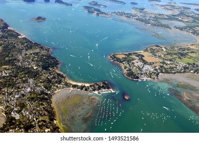 Aerial View Of The Gulf Of Morbihan In Brittany