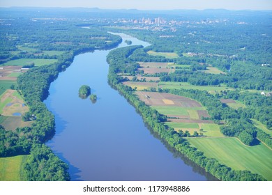 Aerial View Of Hartford, Connecticut