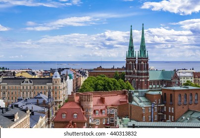 Aerial View Of Helsinki, Capital Of Finland