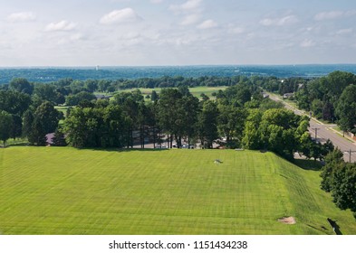 Aerial View Of Highland Park Along Snelling Avenue And Saint Paul In Distance Ramsey County Minnesota