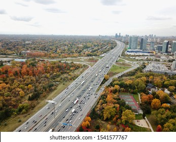 Aerial View Of Highway 401