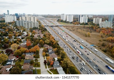 Aerial View Of Highway 401