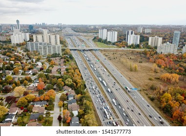 Aerial View Of Highway 401