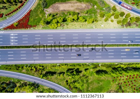 Aerial View of highway