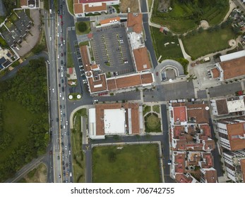 Aerial View Of A Highway In Guatemala City. 