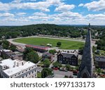 Aerial view of the Historic Track, Goshen, New York