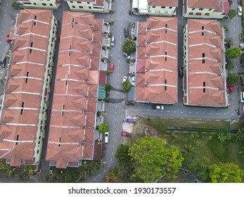 Aerial View Of Housing Area In Pajam Negeri Sembilan 