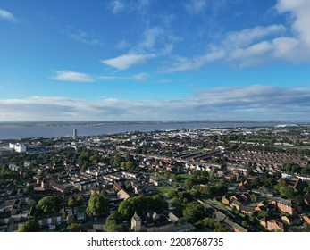 Aerial View Of Hull City Center City Landscape, Kingston Upon Hull, East Yorkshire,