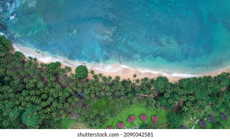 Aerial view from Inhame resort at São Tomé - Shutterstock ID 2090342581