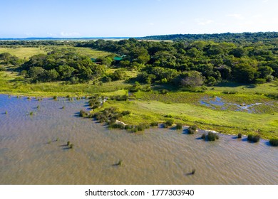 Aerial View: ISimangaliso Wetland Park Is A Mosaic Of Ecosystems And An Incredible Diversity Of Vegetation And Wildlife