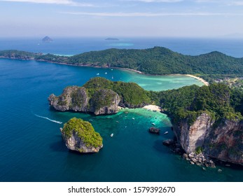 Aerial View of an Island in Thailand