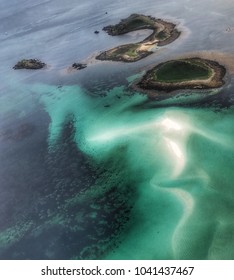 Aerial View Of The Isles Of Scilly, Cornwall, England