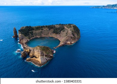 Aerial View Islet Vila Franca Do Stock Photo 1580403331 | Shutterstock