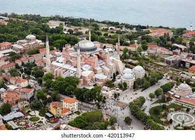 Aerial View Of Istanbul. Historical Peninsula