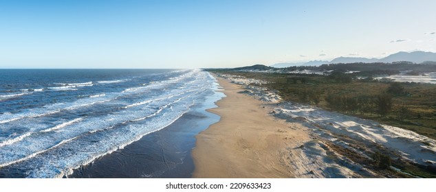 Aerial View Of Itapeva Beach - Torres, Rio Grande Do Sul, Brazil