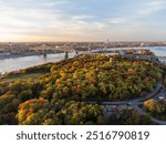 Aerial view of Jean-Drapeau Park, Saint Helen