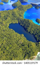 Aerial View Of Jellyfish Lake (Palau, Micronesia)