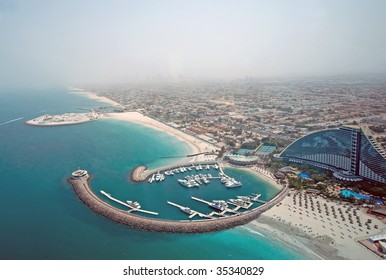 Aerial View Of Jumeirah Beach Hotel