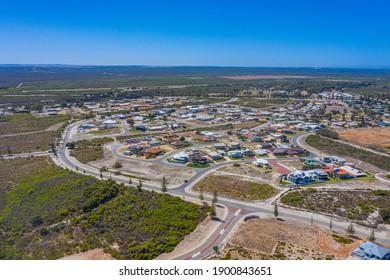 Aerial view of Jurien bay in Australia