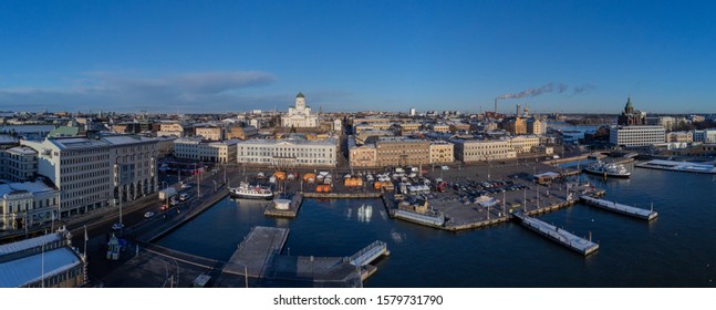 Aerial View Kauppatori Helsinki Finland Stock Photo 1579731790 ...