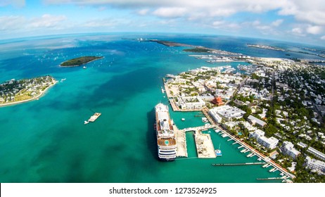 Aerial view of Key West in Florida