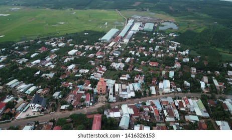 Aerial View Of Khanh Tan Pagoda - Chau Duc - Ba Ria Vung Tau Province - VietNam