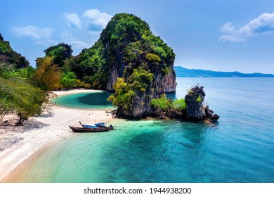 Aerial view of Koh Hong island in Krabi, Thailand. - Powered by Shutterstock