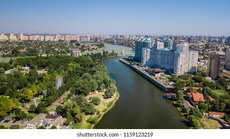 Aerial View Of Krasnodar City, Russia